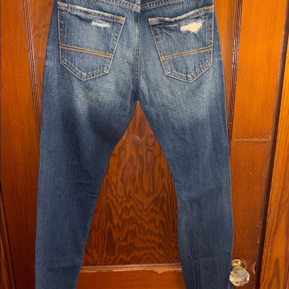 Vintage Abercrombie Kids Blue Distressed Jeans - Picture 12 of 15